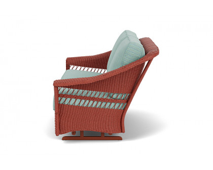 Lloyd Flanders™ Nantucket Loveseat Glider - Terracotta