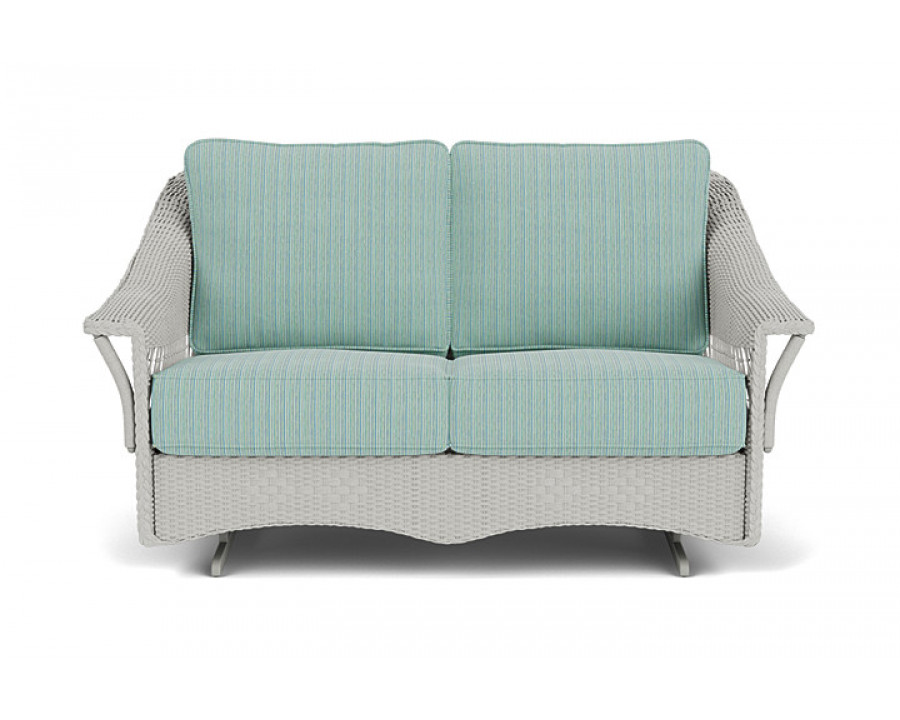 Lloyd Flanders™ Nantucket Loveseat Glider - Platinum