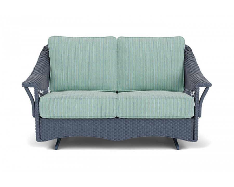 Lloyd Flanders™ Nantucket Loveseat Glider - Denim Blue