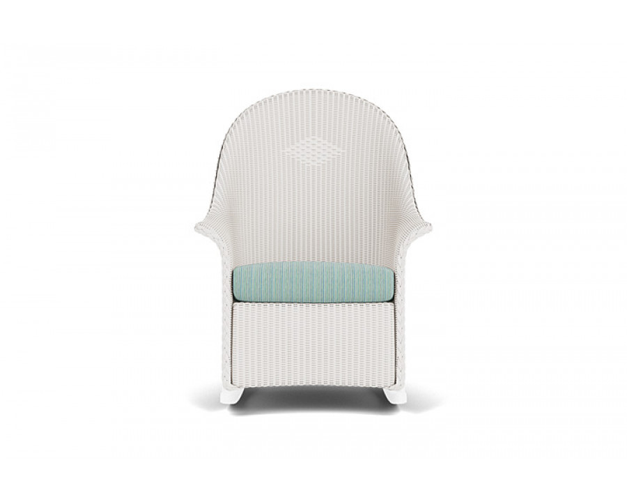 Lloyd Flanders™ Loom High Back Porch Rocker - White