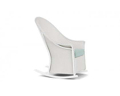 Lloyd Flanders™ Loom High Back Porch Rocker - Matte White