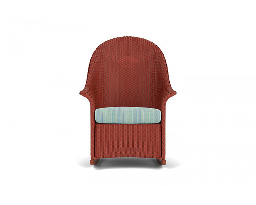 Lloyd Flanders™ Loom High Back Porch Rocker - Terracotta