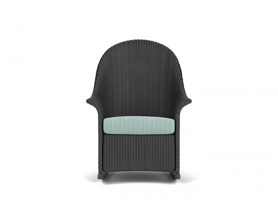 Lloyd Flanders™ Loom High Back Porch Rocker - Charcoal