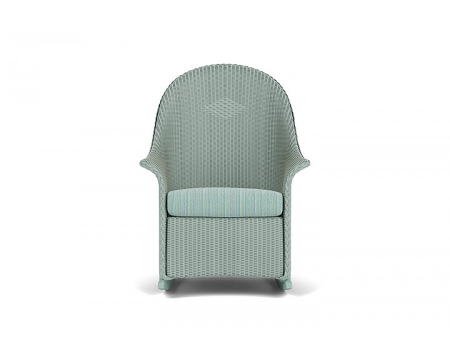 Lloyd Flanders™ Loom High Back Porch Rocker - Sea Glass