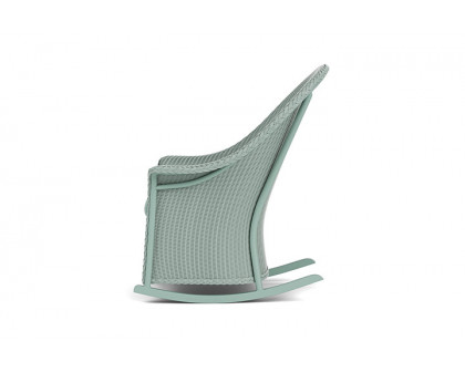 Lloyd Flanders™ Loom High Back Porch Rocker - Sea Glass