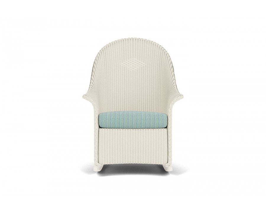 Lloyd Flanders™ Loom High Back Porch Rocker - Ivory