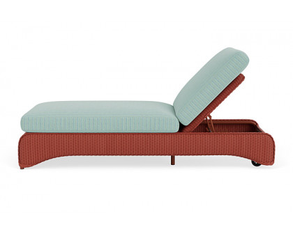 Lloyd Flanders™ Loom Chaise - Terracotta