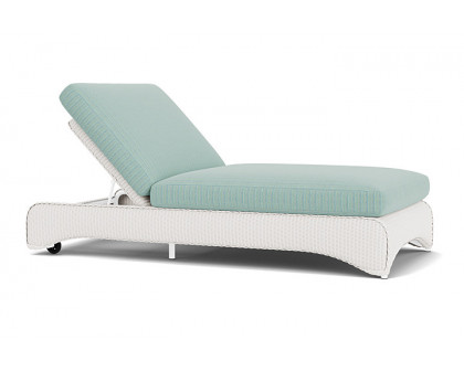 Lloyd Flanders™ Loom Double Chaise - White