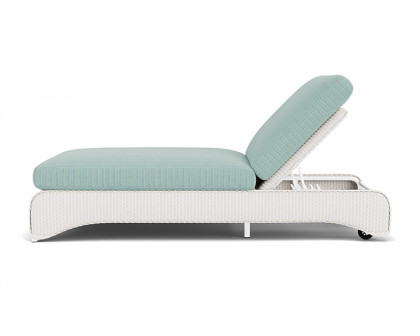 Lloyd Flanders™ Loom Double Chaise - White