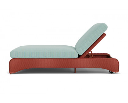 Lloyd Flanders™ Loom Double Chaise - Terracotta