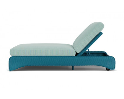 Lloyd Flanders™ Loom Double Chaise - Peacock