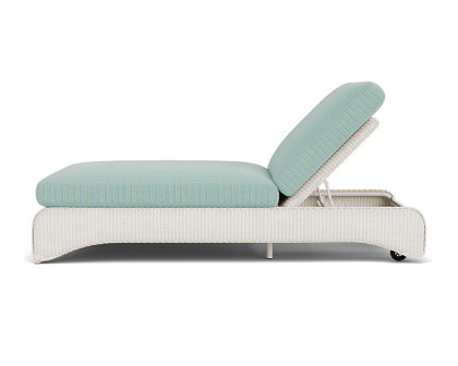 Lloyd Flanders™ Loom Double Chaise - Antique White