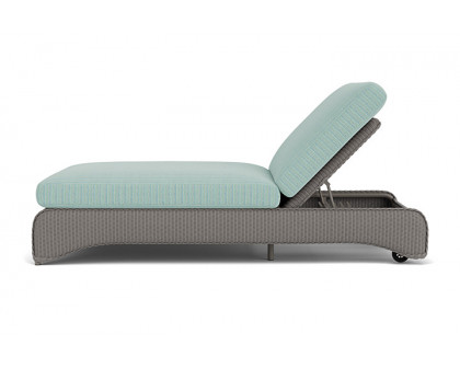 Lloyd Flanders™ Loom Double Chaise - Pewter