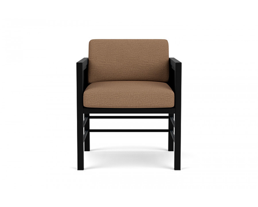 Lloyd Flanders™ Southport Dining Armchair - Ebony, Canvas Natural