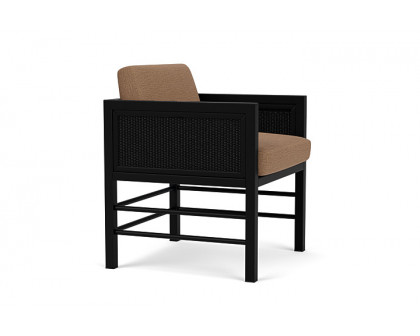 Lloyd Flanders™ Southport Dining Armchair - Ebony, Canvas Natural