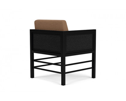 Lloyd Flanders™ Southport Dining Armchair - Ebony, Canvas Natural