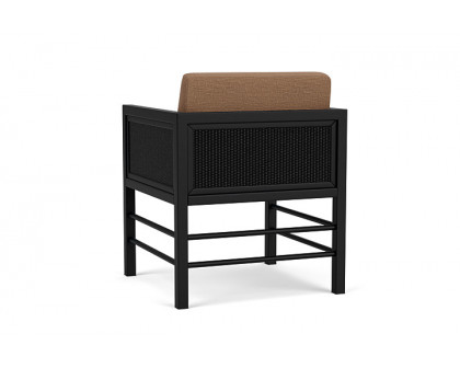 Lloyd Flanders™ Southport Dining Armchair - Ebony, Canvas Natural