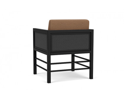 Lloyd Flanders™ Southport Dining Armchair - Charcoal, Canvas Natural