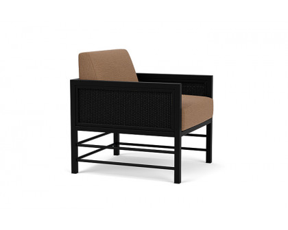 Lloyd Flanders™ Southport Lounge Chair - Ebony, Canvas Natural