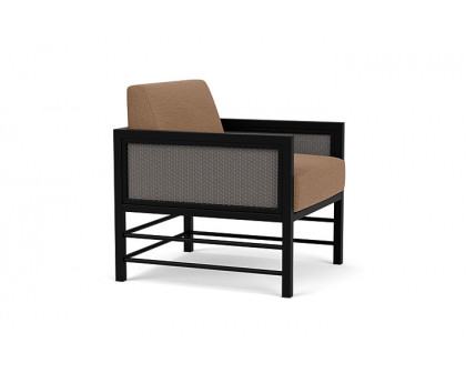 Lloyd Flanders™ Southport Lounge Chair - Pewter, Canvas Natural