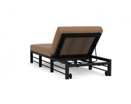 Lloyd Flanders™ Southport Chaise  - Bark, Canvas Natural