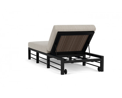 Lloyd Flanders™ Southport Chaise  - Bark, Callen Celadon