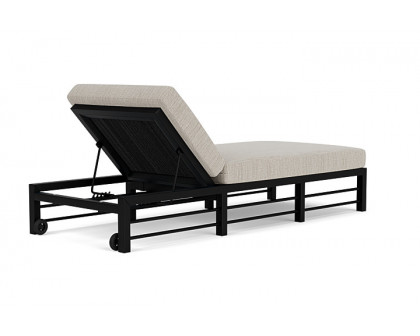 Lloyd Flanders™ Southport Chaise  - Ebony, Callen Celadon