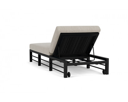 Lloyd Flanders™ Southport Chaise  - Ebony, Callen Celadon