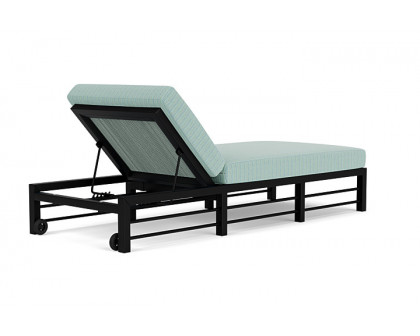 Lloyd Flanders™ Southport Chaise  - Sea Glass, Unearth Dew