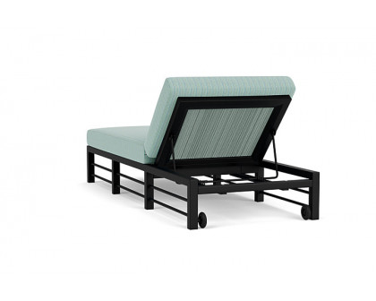 Lloyd Flanders™ Southport Chaise  - Sea Glass, Unearth Dew