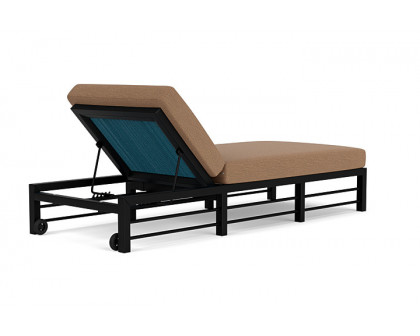 Lloyd Flanders™ Southport Chaise  - Peacock, Canvas Natural