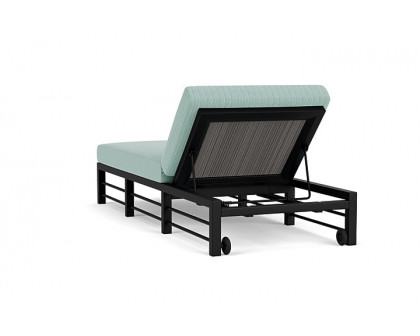 Lloyd Flanders™ Southport Chaise  - Pewter, Unearth Dew