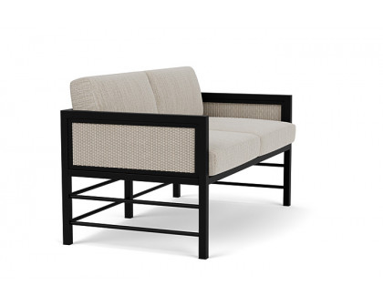 Lloyd Flanders™ Southport Loveseat - Linen, Callen Celadon