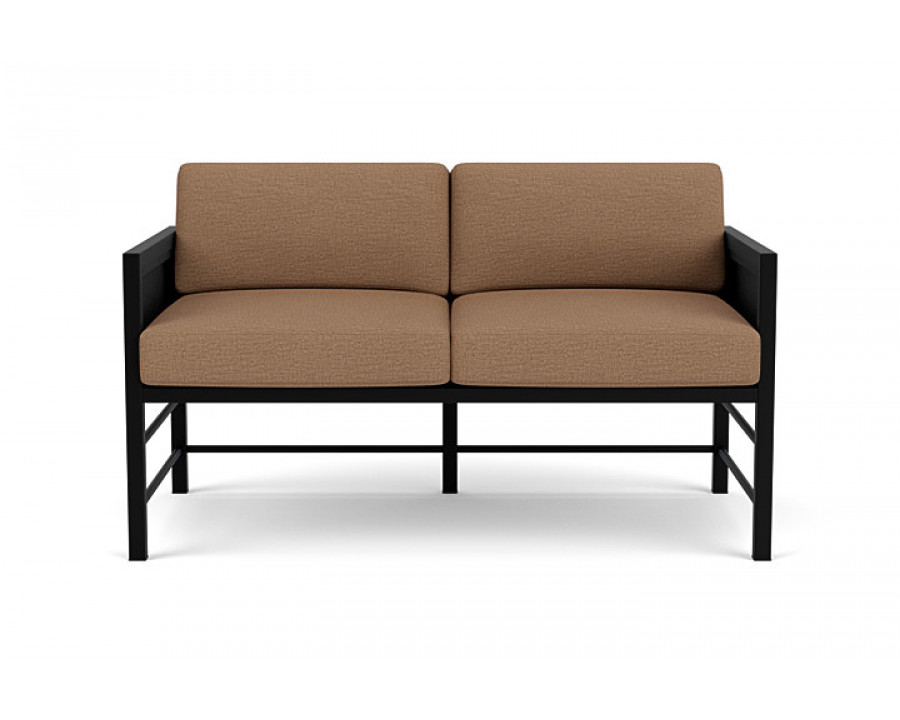 Lloyd Flanders™ Southport Loveseat - Ebony, Canvas Natural