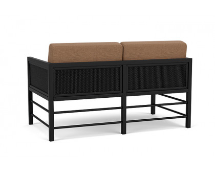 Lloyd Flanders™ Southport Loveseat - Ebony, Canvas Natural