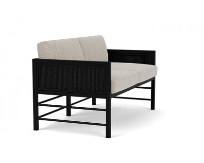 Lloyd Flanders™ Southport Loveseat - Ebony, Callen Celadon