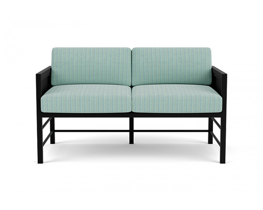 Lloyd Flanders™ Southport Loveseat - Ebony, Unearth Dew