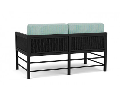 Lloyd Flanders™ Southport Loveseat - Ebony, Unearth Dew