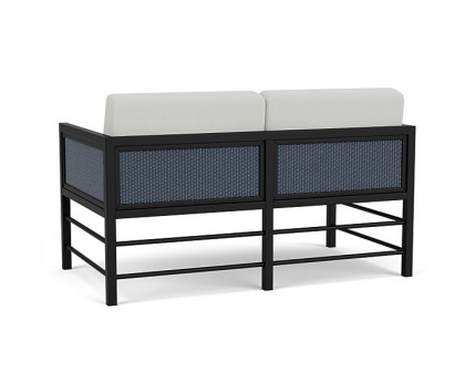 Lloyd Flanders™ Southport Loveseat - Denim Blue, Loveboat Mint