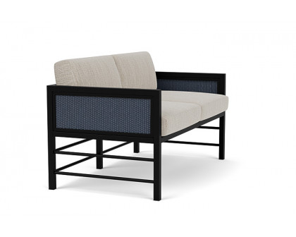 Lloyd Flanders™ Southport Loveseat - Denim Blue, Callen Celadon