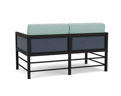 Lloyd Flanders™ Southport Loveseat - Denim Blue, Unearth Dew