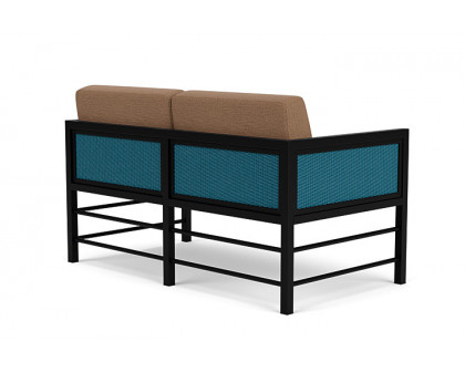 Lloyd Flanders™ Southport Loveseat - Peacock, Canvas Natural