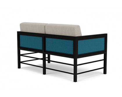 Lloyd Flanders™ Southport Loveseat - Peacock, Callen Celadon