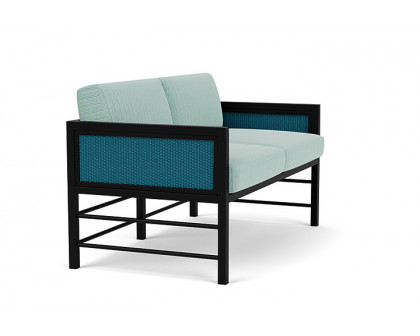 Lloyd Flanders™ Southport Loveseat - Peacock, Unearth Dew