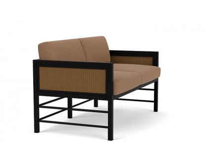 Lloyd Flanders™ Southport Loveseat - Hickory, Canvas Natural