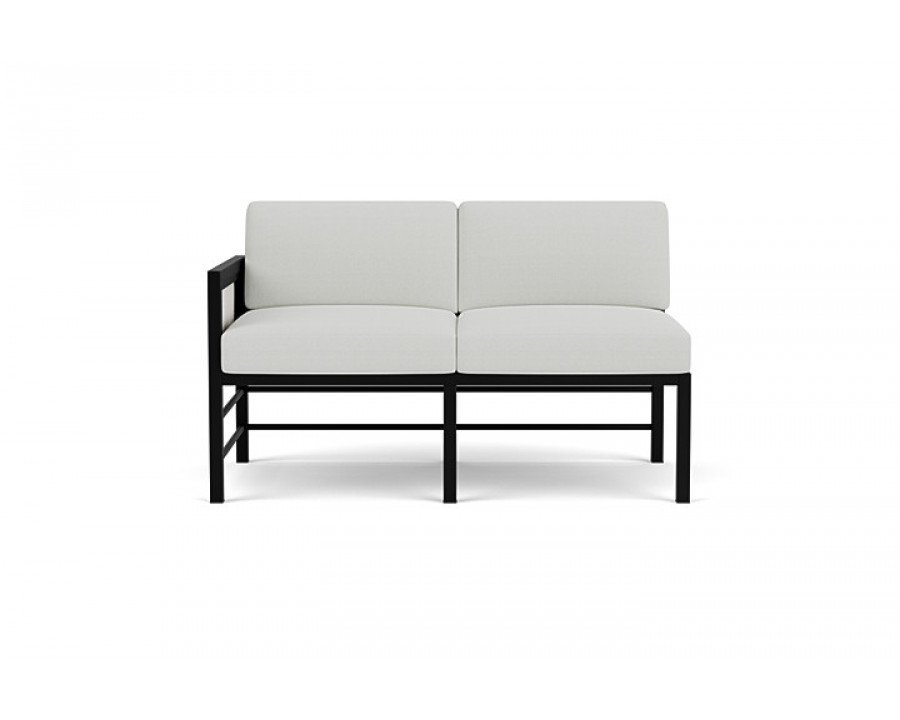 Lloyd Flanders™ Southport Right Arm Loveseat - Matte White, Loveboat Mint