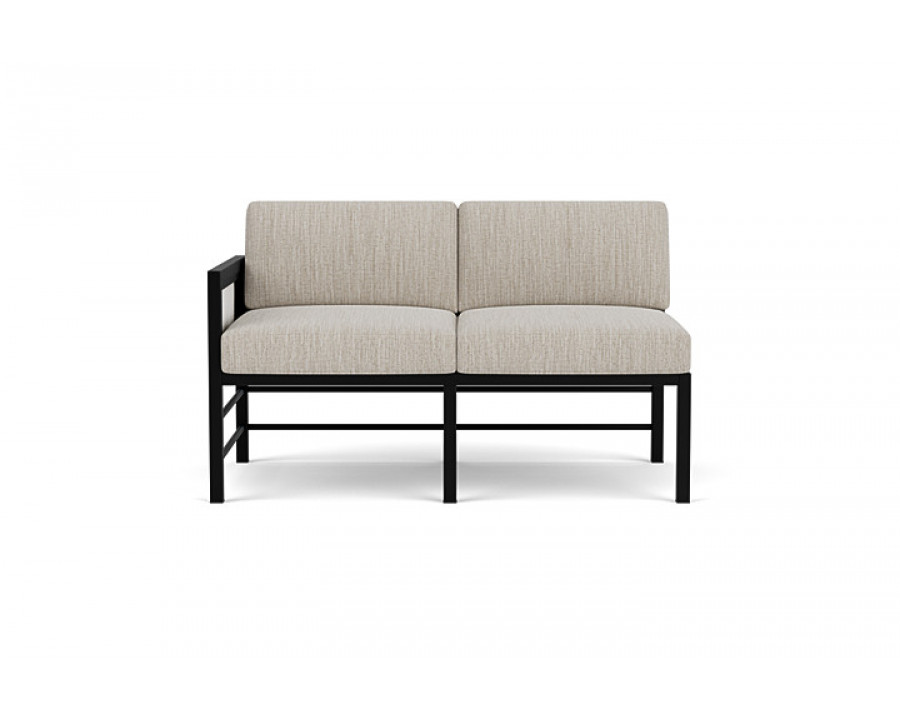 Lloyd Flanders™ Southport Right Arm Loveseat - Matte White, Callen Celadon