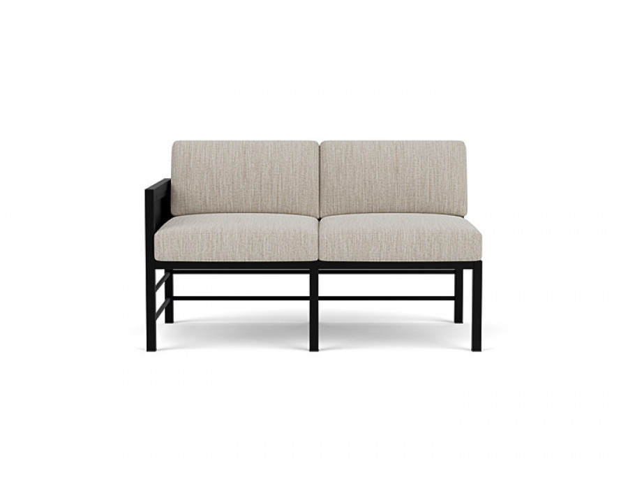 Lloyd Flanders™ Southport Right Arm Loveseat - Ebony, Callen Celadon