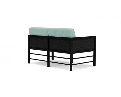 Lloyd Flanders™ Southport Right Arm Loveseat - Ebony, Unearth Dew