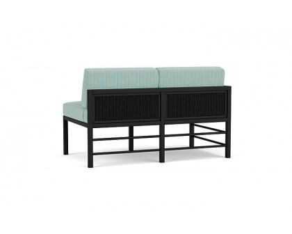 Lloyd Flanders™ Southport Right Arm Loveseat - Ebony, Unearth Dew